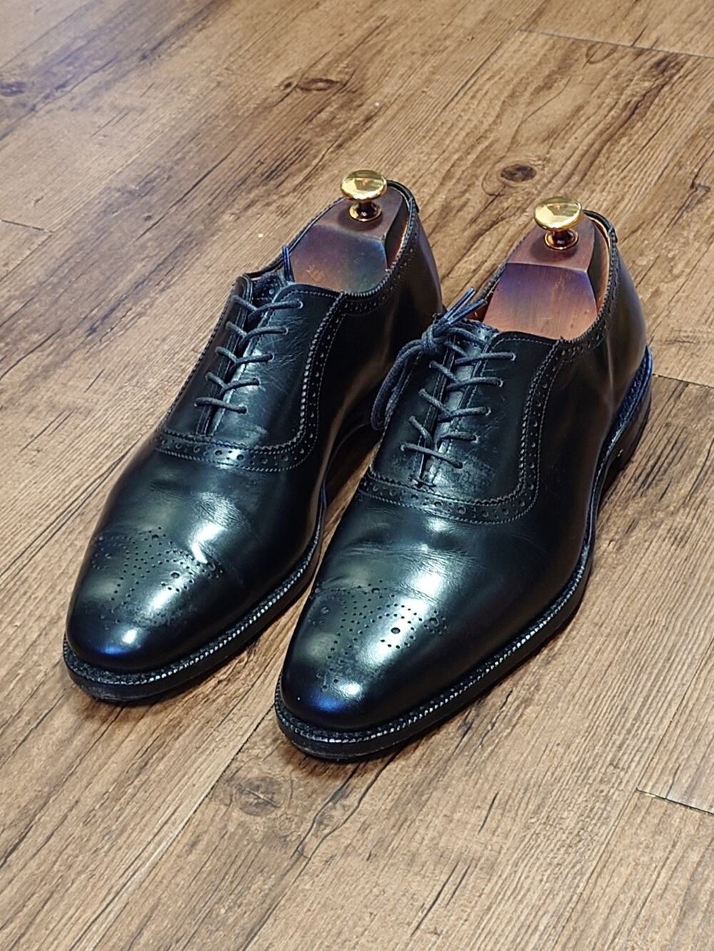 Allen Edmonds Cornwallis 9.5D Black Oxford Dress Shoes